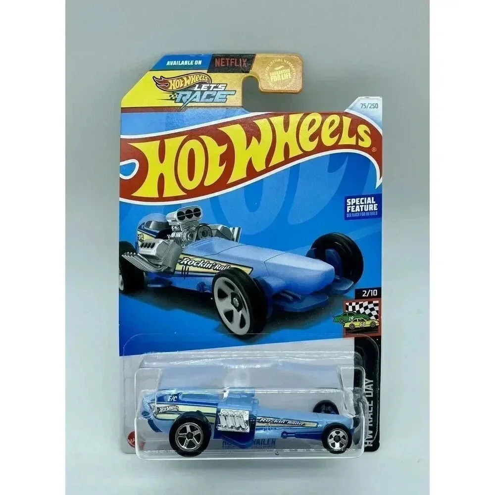 2024 Hot Wheels HW Race Day Rockin’ Railer Let’s Race 75/250 Blue